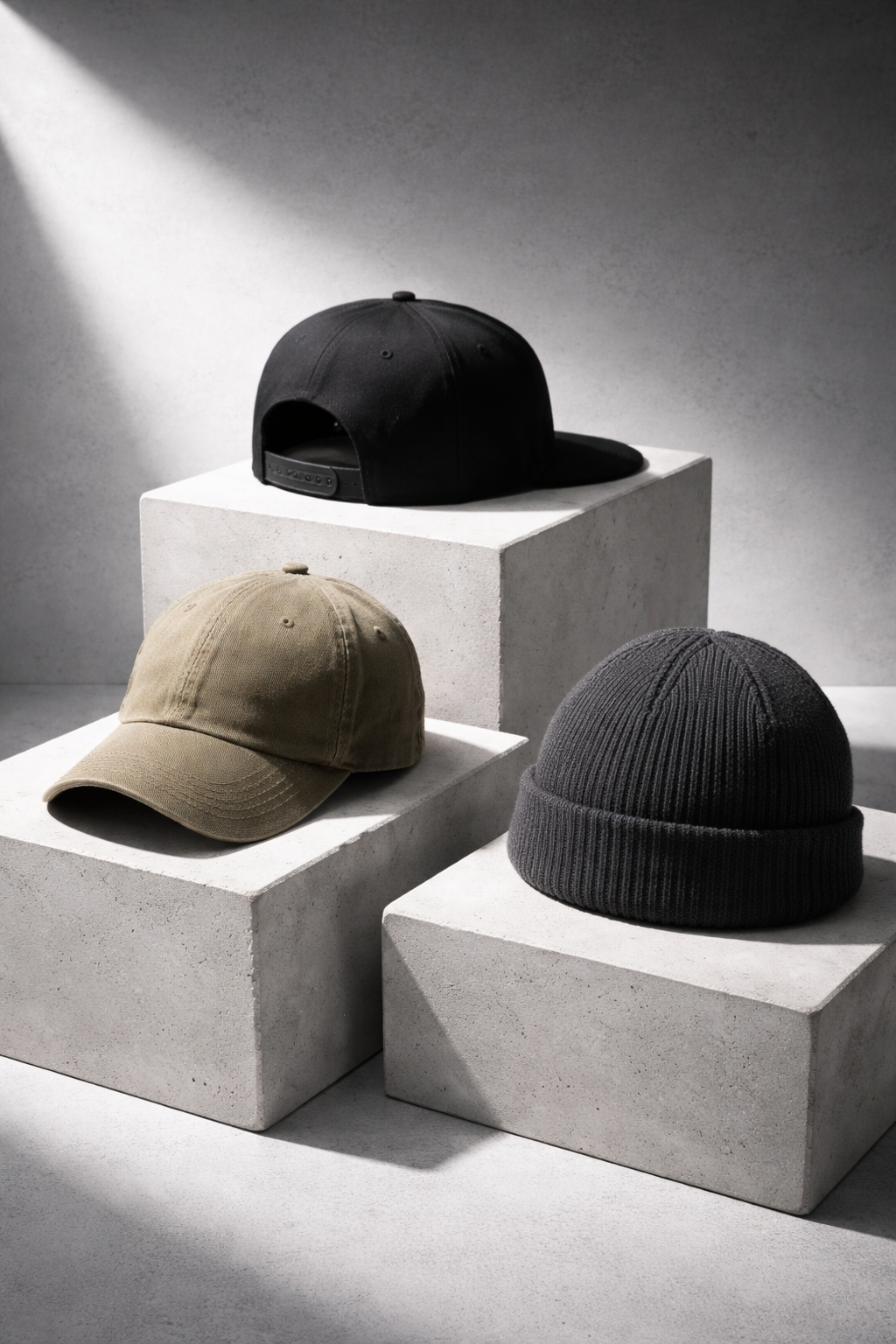 A hat is real estate. Put something worth reading on it.