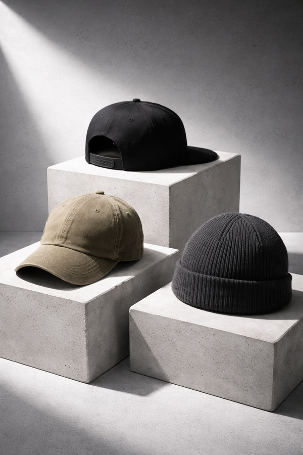 A hat is real estate. Put something worth reading on it.