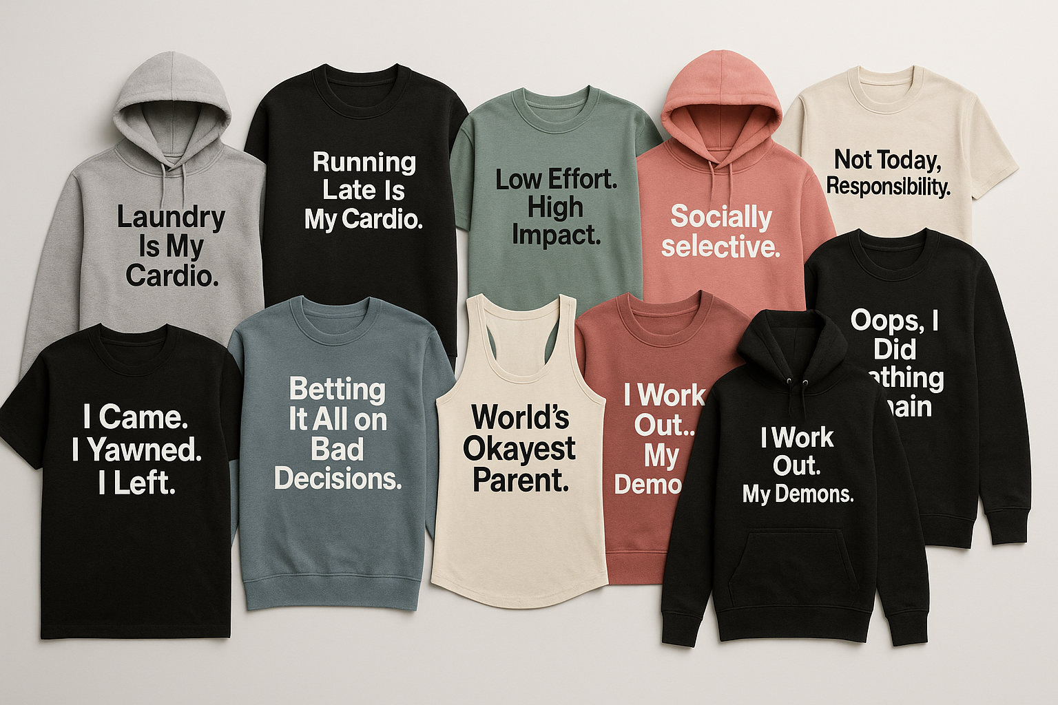 Sarcastic Clothing & Funny Apparel for Every Occasion Background Image