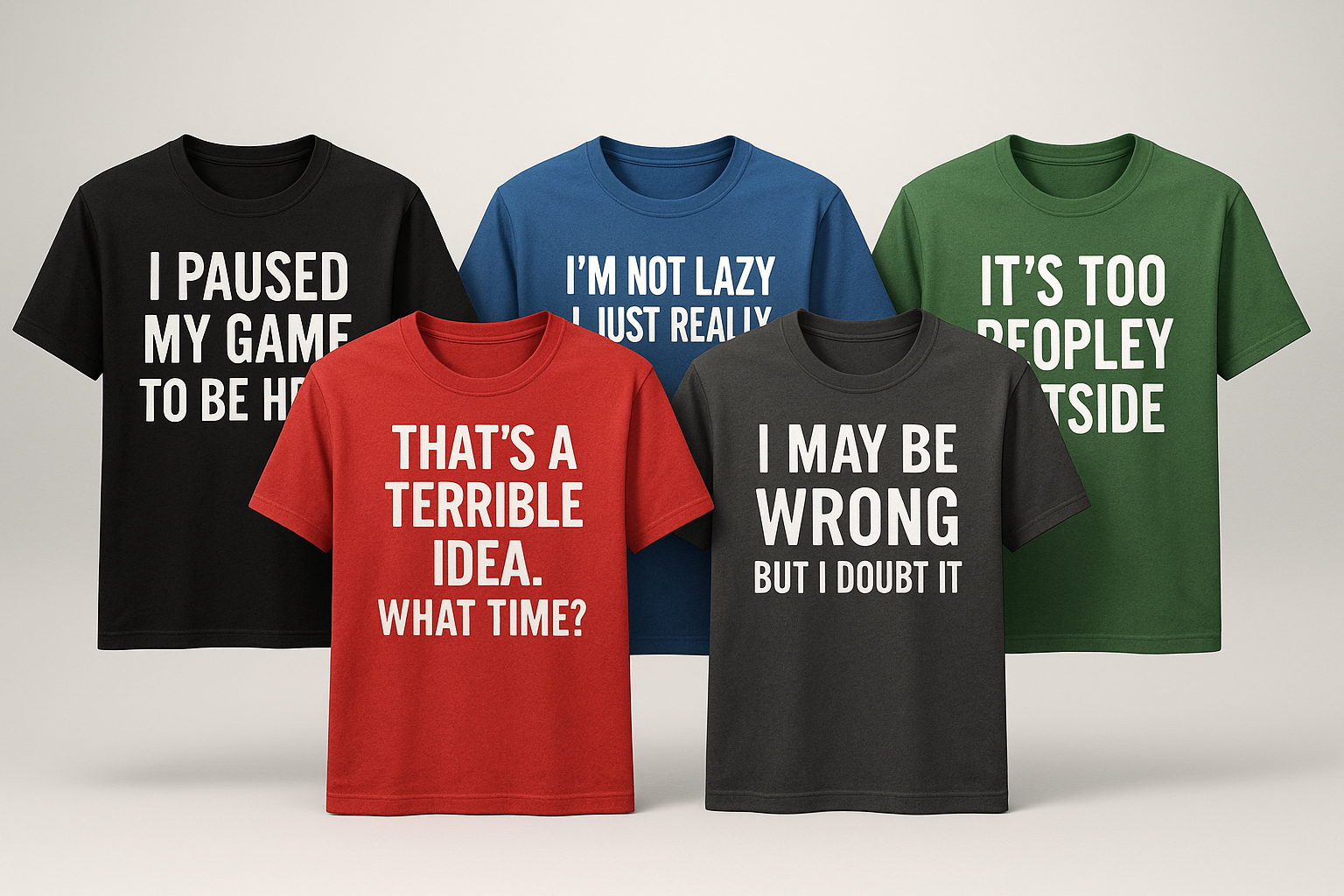 Sarcastic T-Shirts & Funny Graphic Tees Hero Image