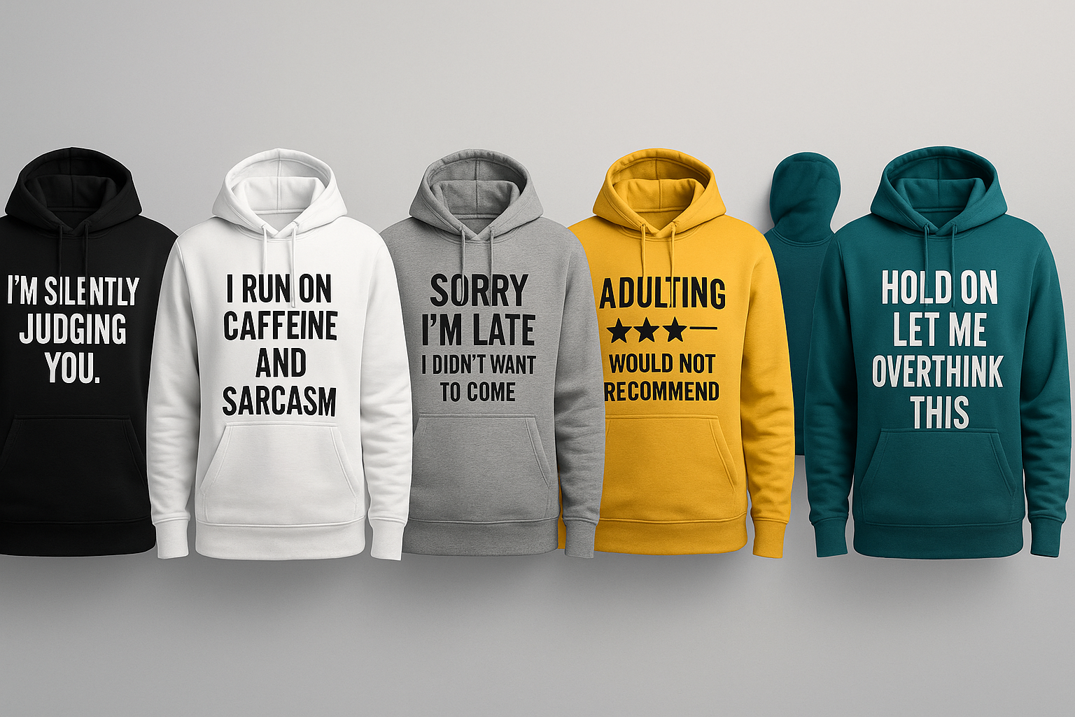 Sarcastic Hoodies & Funny Graphic Sweatshirts Hero Image