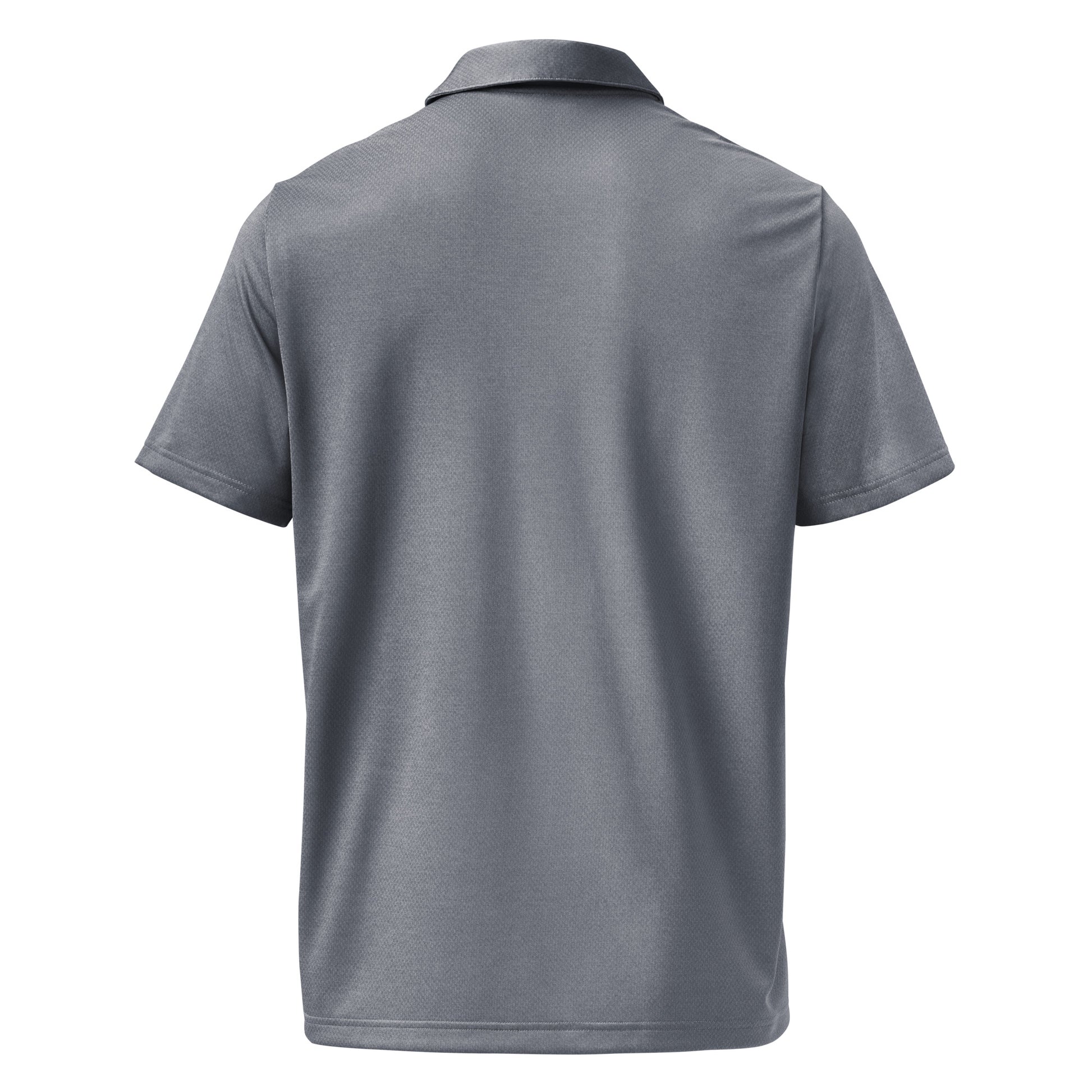 Climbing the Corporate Ladder... Sideways sarcastic t-shirt - collegiate navy melange, back view