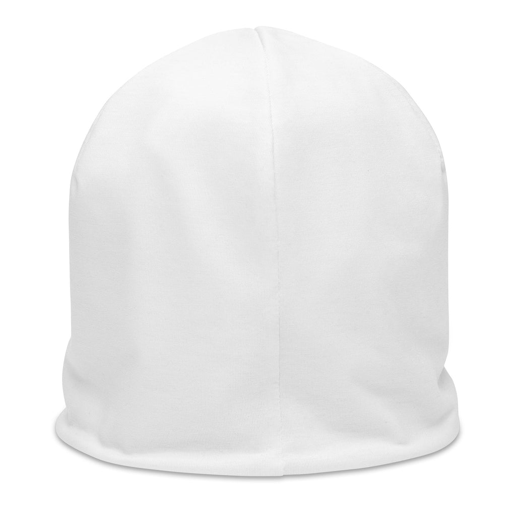 PureSarcasm sarcastic beanie - print white, back view