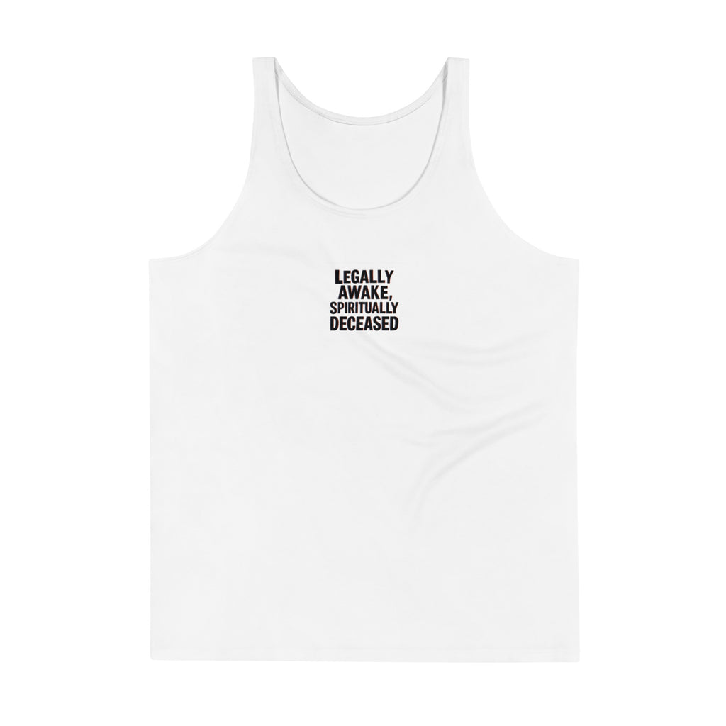 PureSarcasm sarcastic tank top - print mens, front view