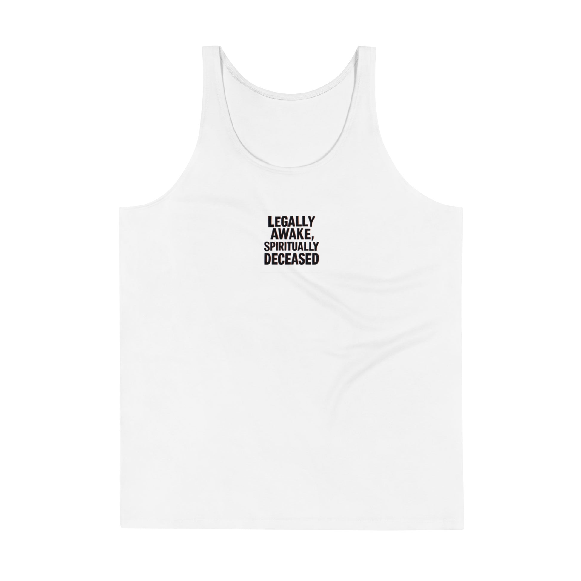 PureSarcasm sarcastic tank top - print mens, front view