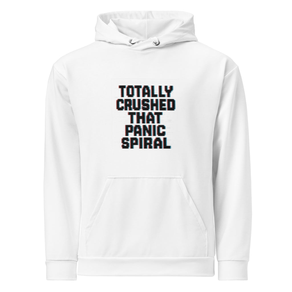 PureSarcasm sarcastic hoodie - unisex white, front view