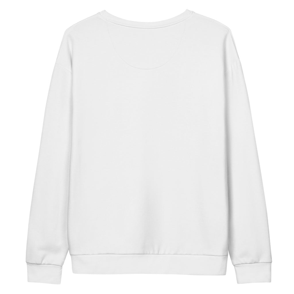 PureSarcasm sarcastic sweatshirt - cotton white, back view