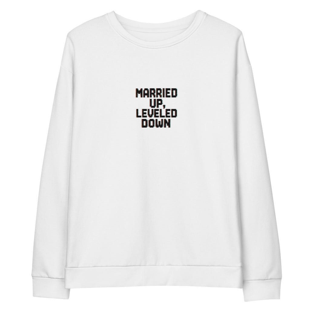 PureSarcasm sarcastic sweatshirt - cotton white, front view