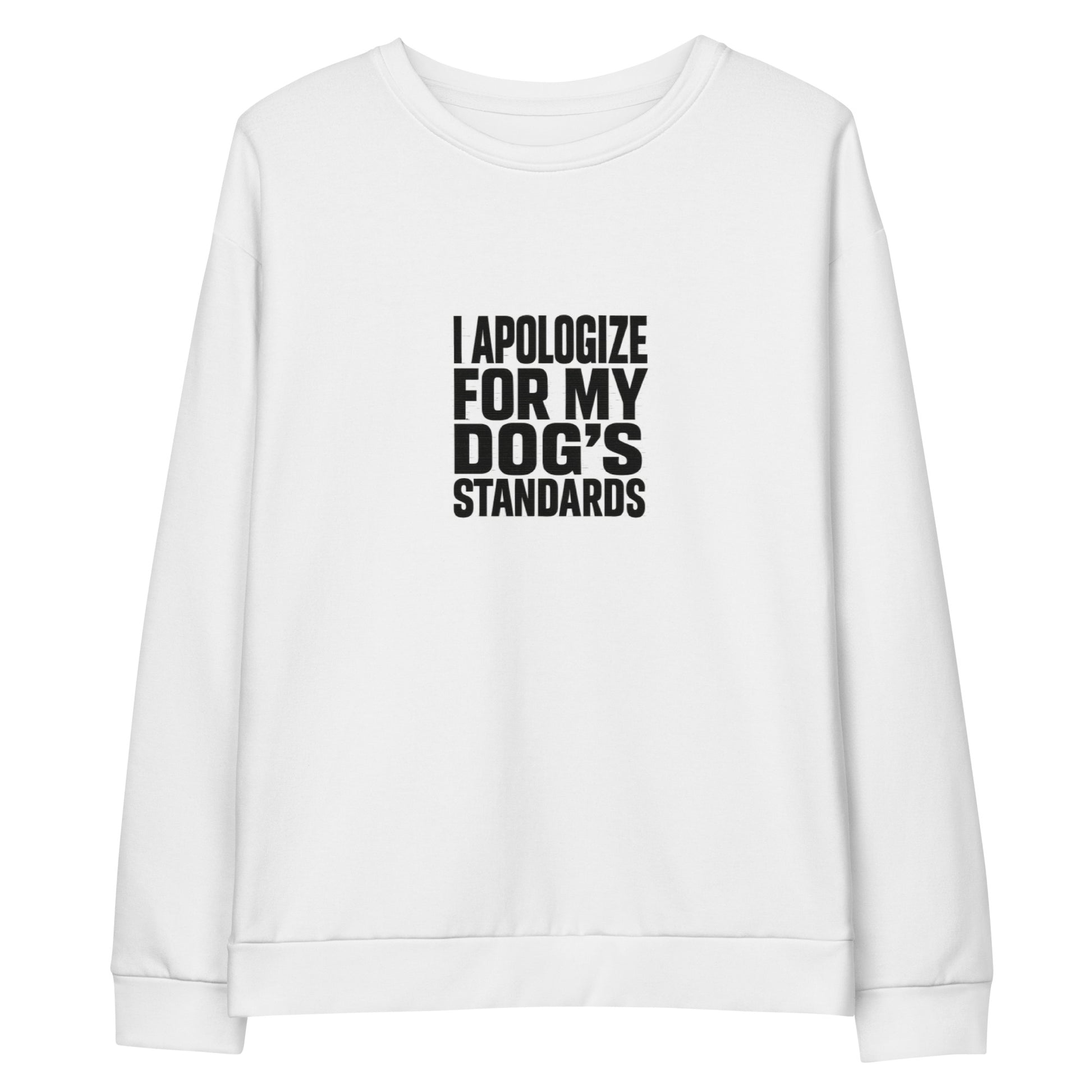 PureSarcasm sarcastic sweatshirt - cotton white, front view