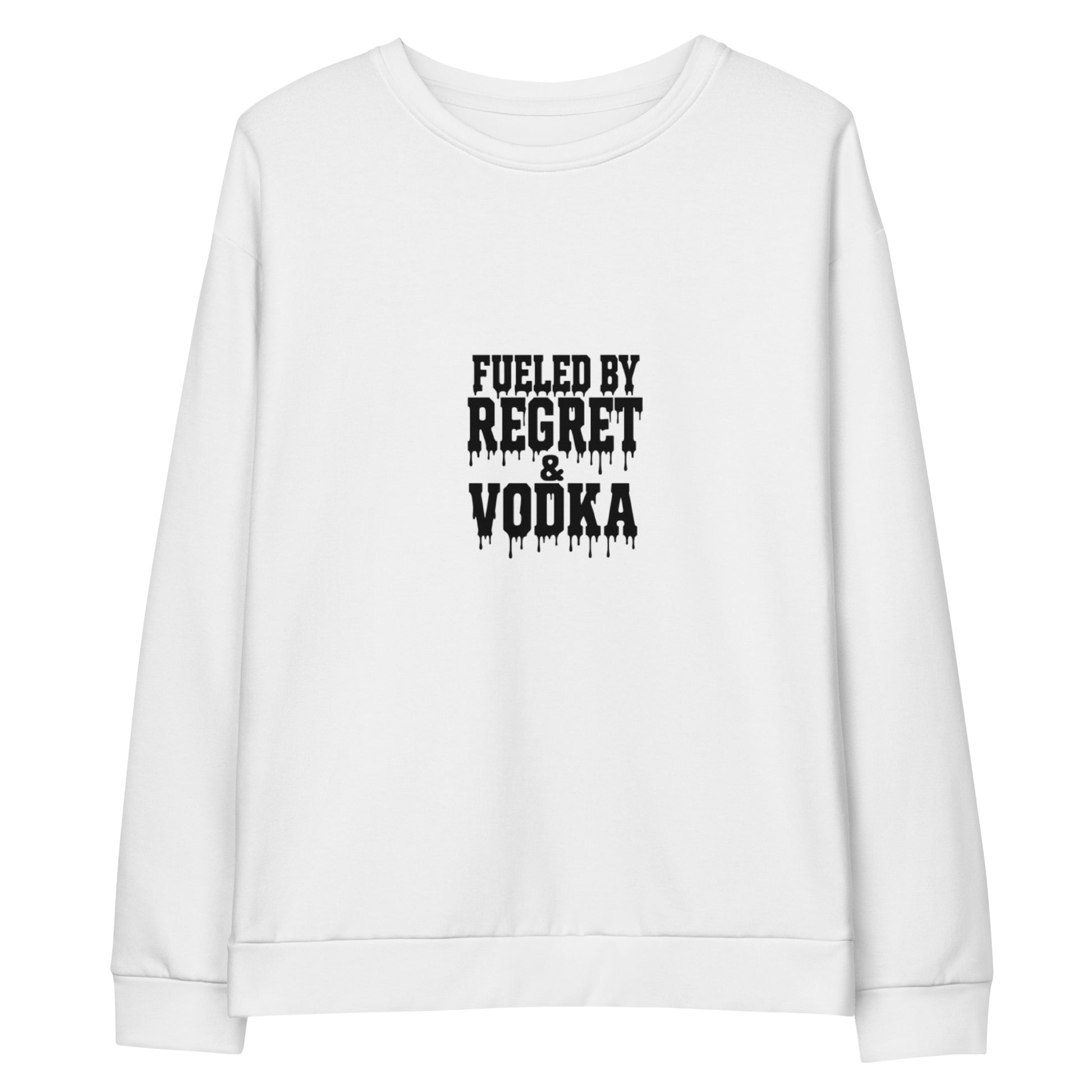 PureSarcasm sarcastic sweatshirt - cotton white, front view