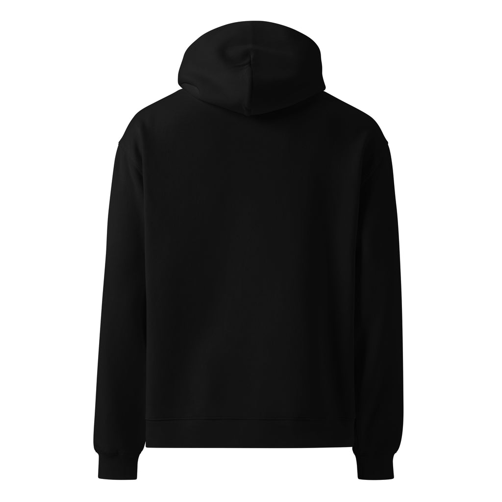 Another Day, Another Breakdown sarcastic hoodie - oversized black, back view