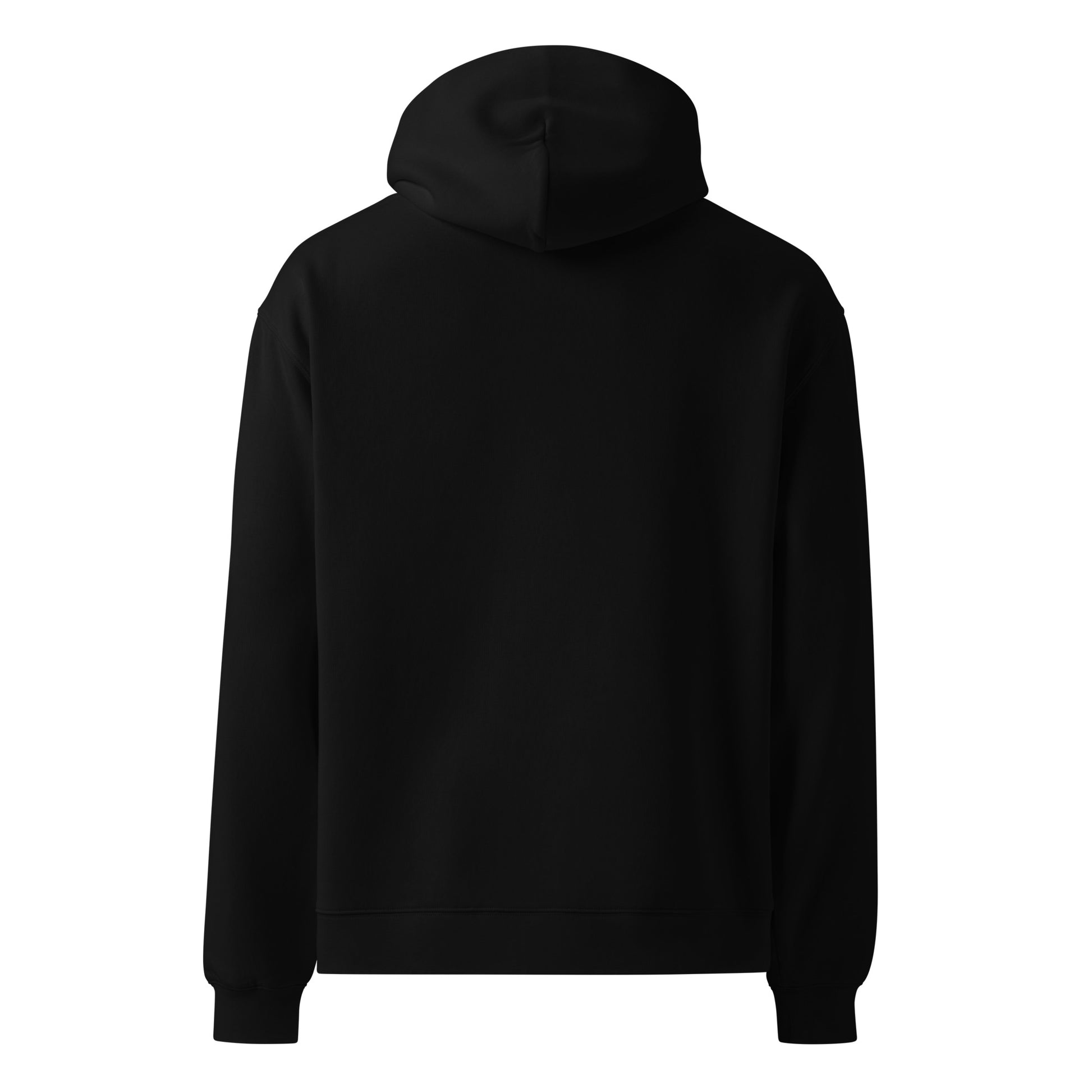 Another Day, Another Breakdown sarcastic hoodie - oversized black, back view