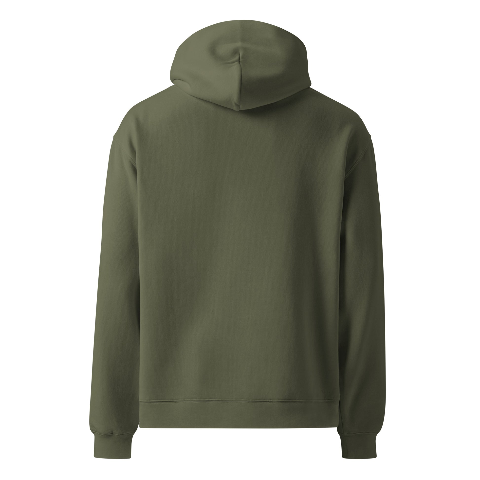Another Day, Another Breakdown sarcastic hoodie - oversized cypress, back view