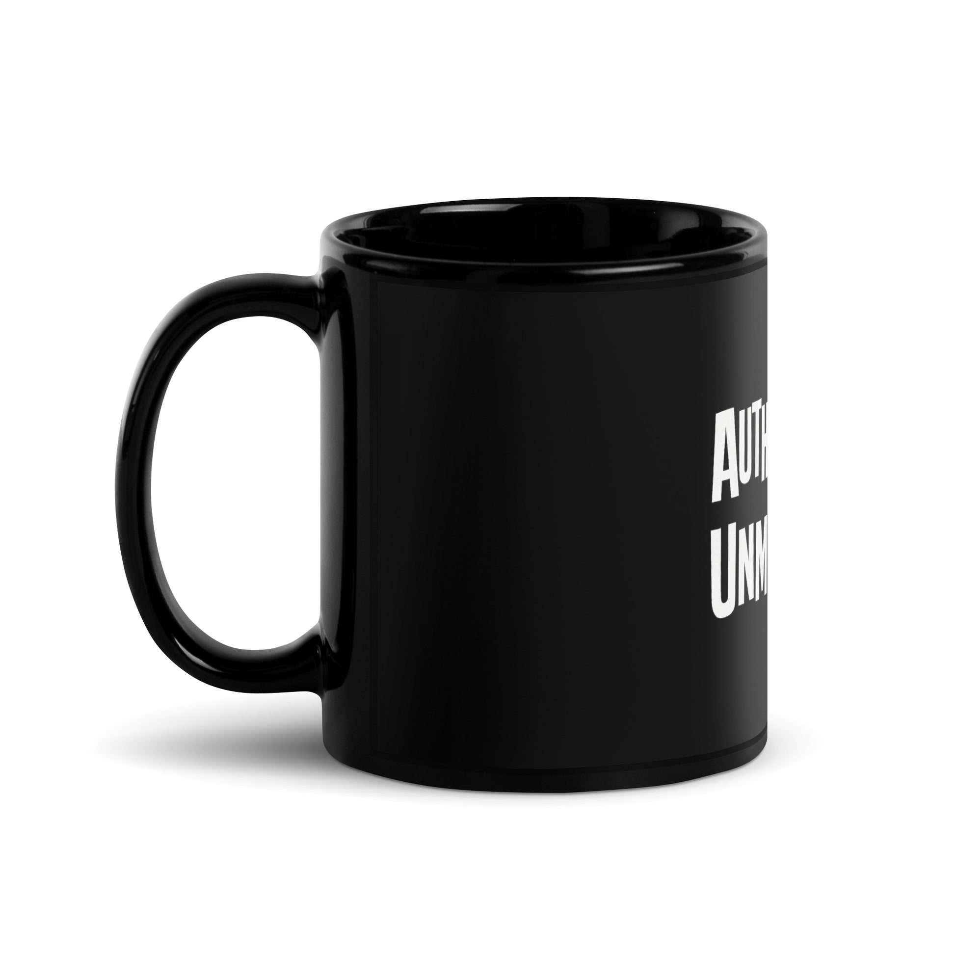 Authentically Unmotivated™ - Sarcastic Mug in Oz Handle On - Left Side | Sarcastic Mug | PureSarcasm