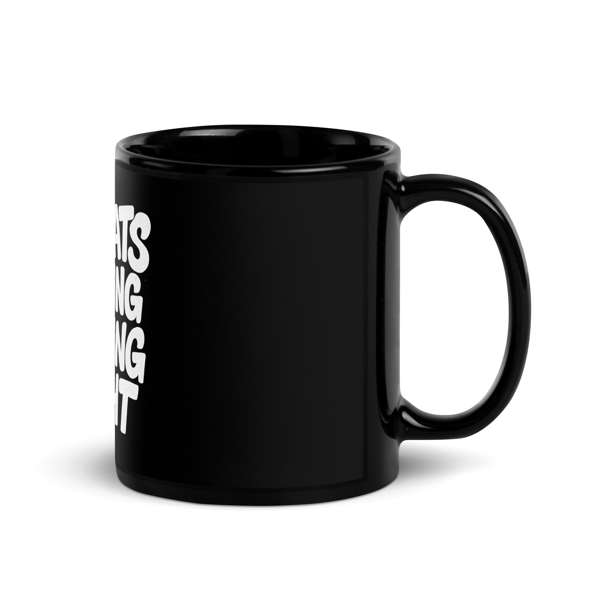 Congrats On Doing Nothing Right - Sarcastic Mug in Oz Handle On - Right Side | Sarcastic Mug | PureSarcasm