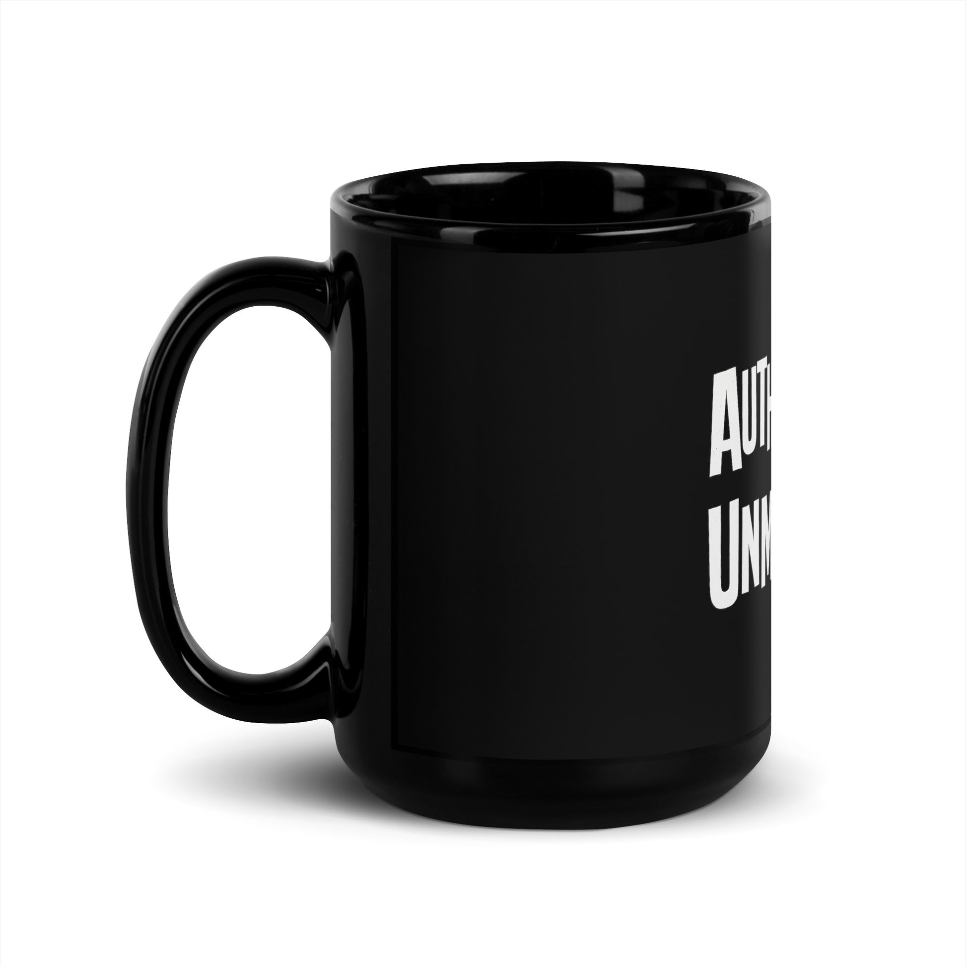 Authentically Unmotivated™ - Sarcastic Mug in Oz Handle On - Left Side | Sarcastic Mug | PureSarcasm