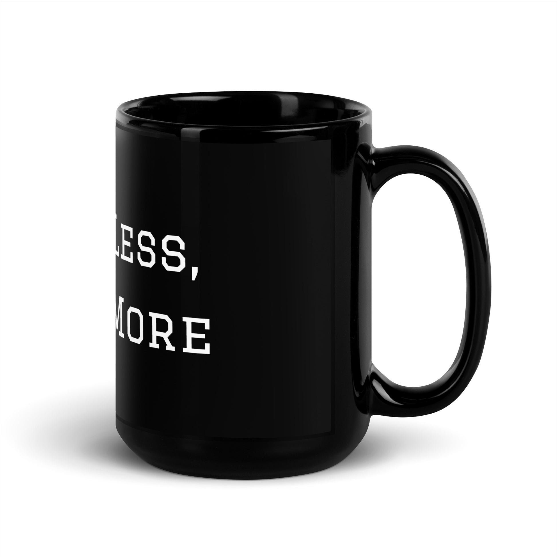 Aspire Less, Stress More - Sarcastic Mug in Oz Handle On - Right Side | Sarcastic Mug | PureSarcasm