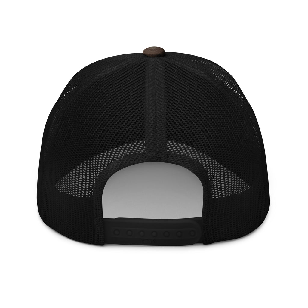PureSarcasm sarcastic hat - camo black, back view