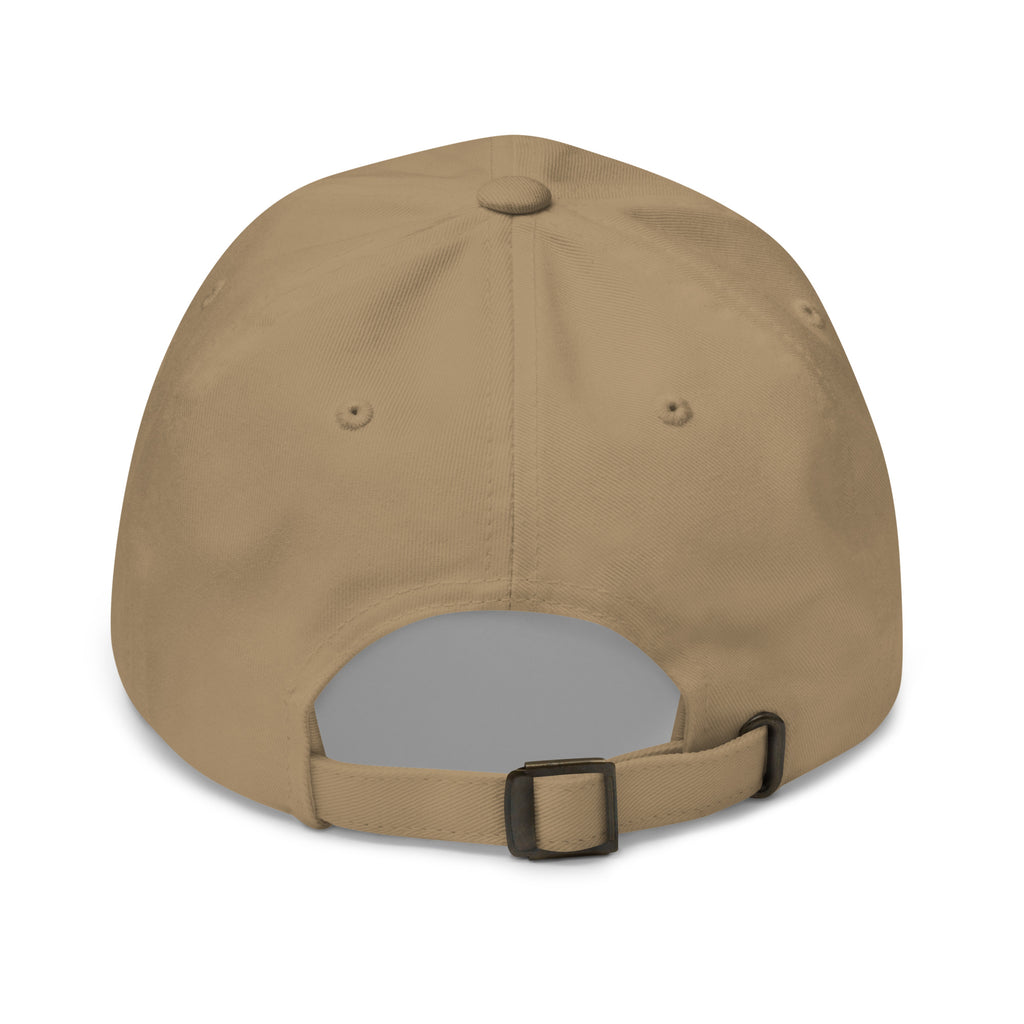 PureSarcasm sarcastic hat - dad khaki, back view