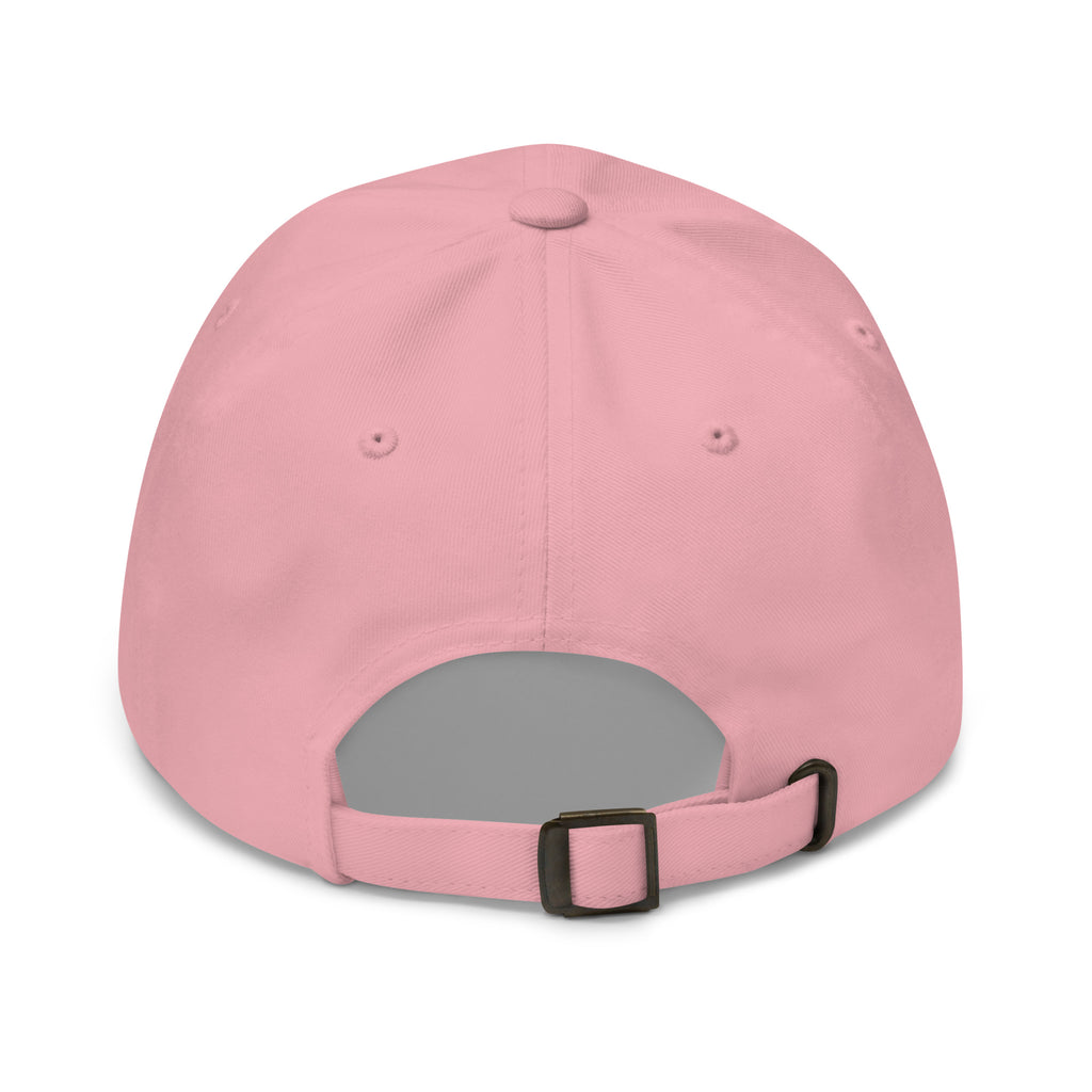 PureSarcasm sarcastic hat - dad pink, back view