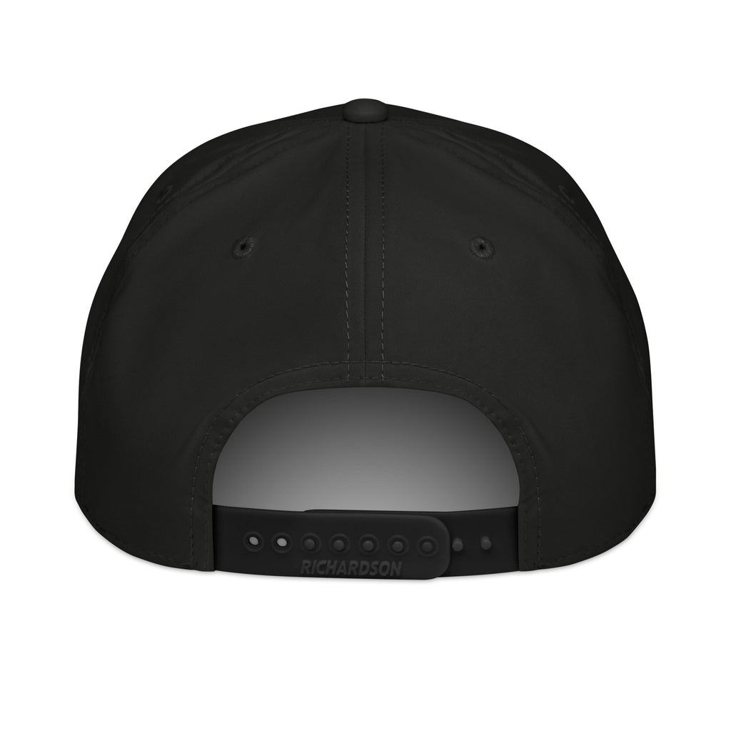 Thrilled for My Next Breakdown sarcastic hat - black white, back view