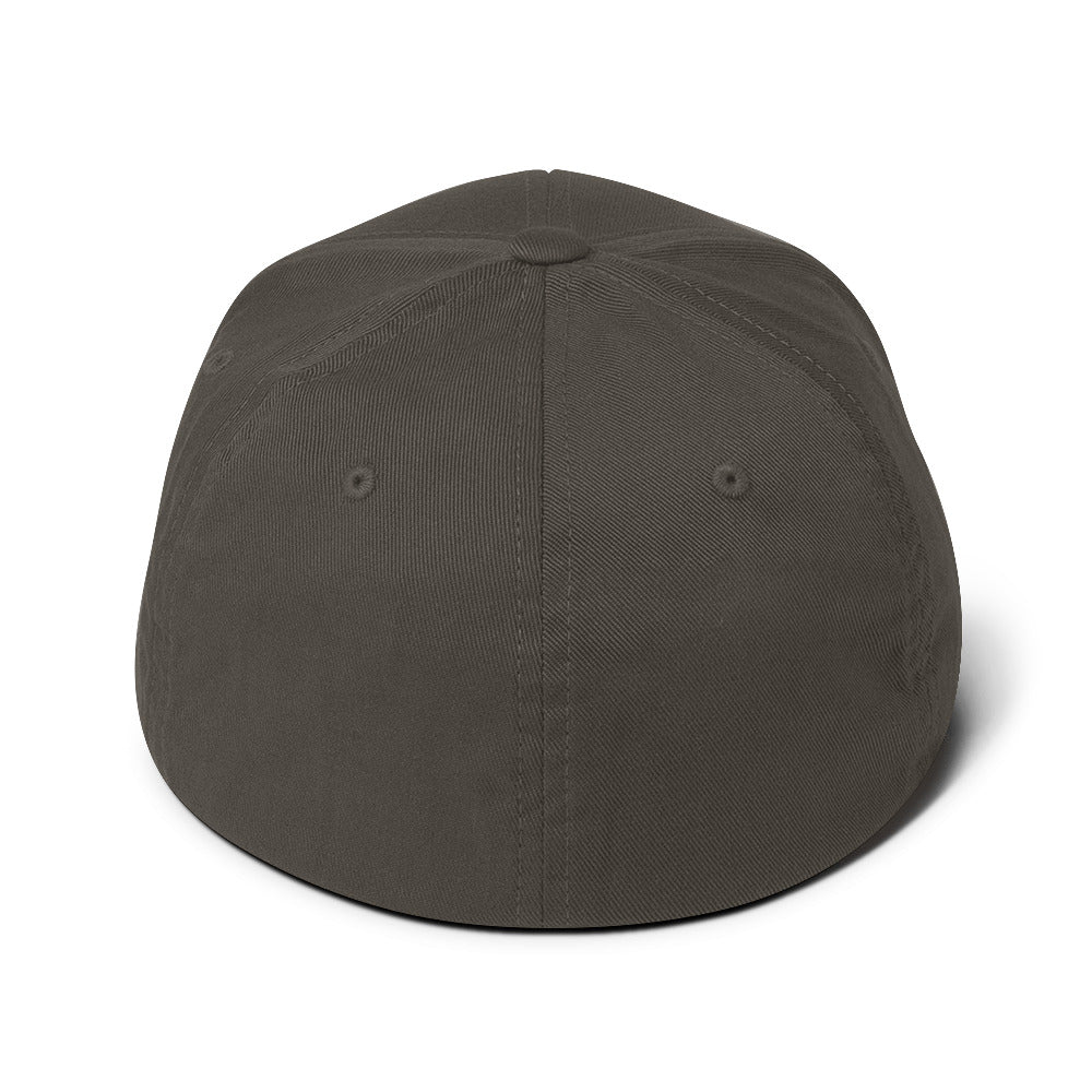 PureSarcasm sarcastic hat - dark grey, back view