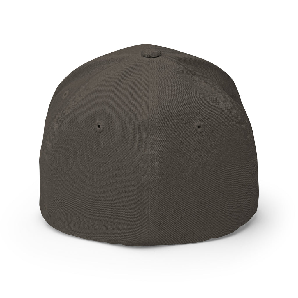 PureSarcasm sarcastic hat - dark grey, back view