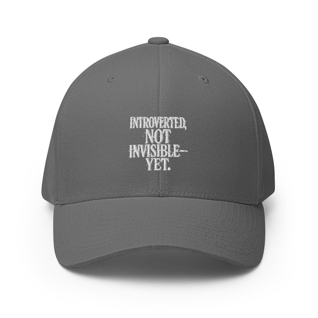 PureSarcasm sarcastic hat - structured grey, front view