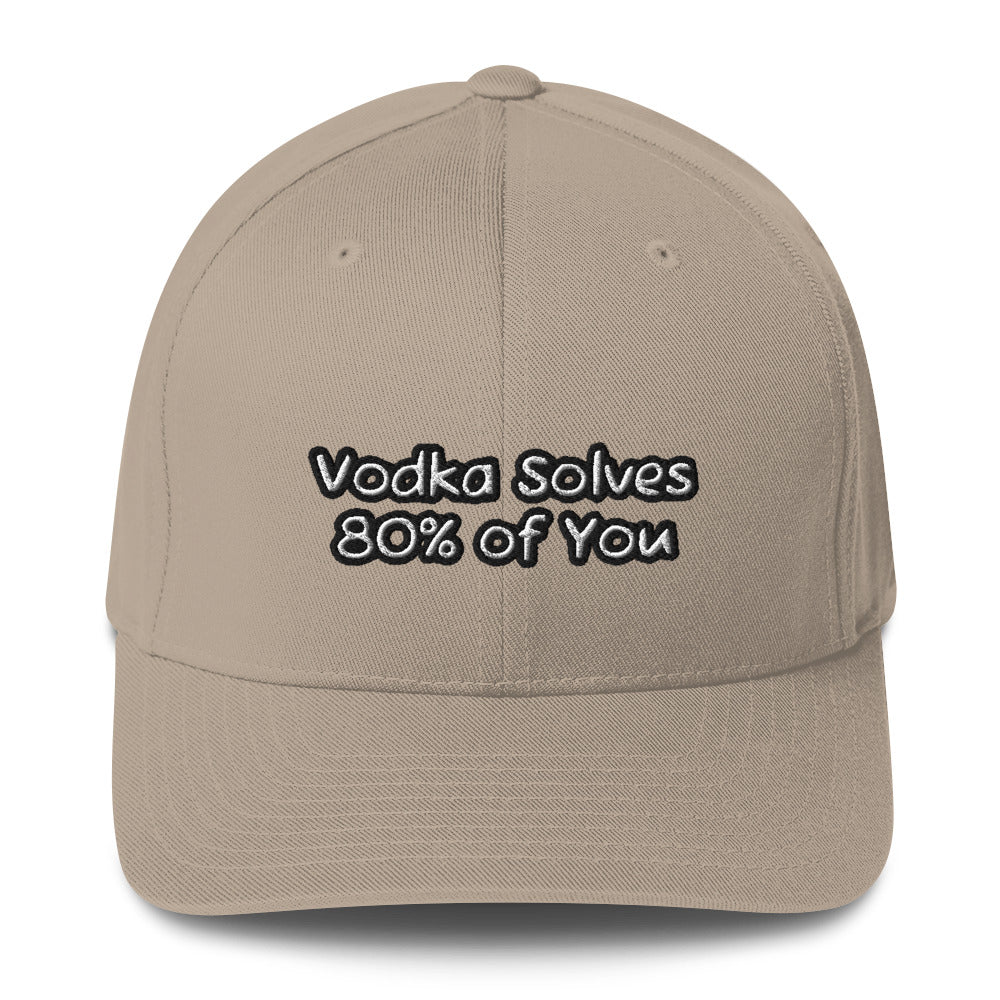 PureSarcasm sarcastic hat - structured khaki, front view