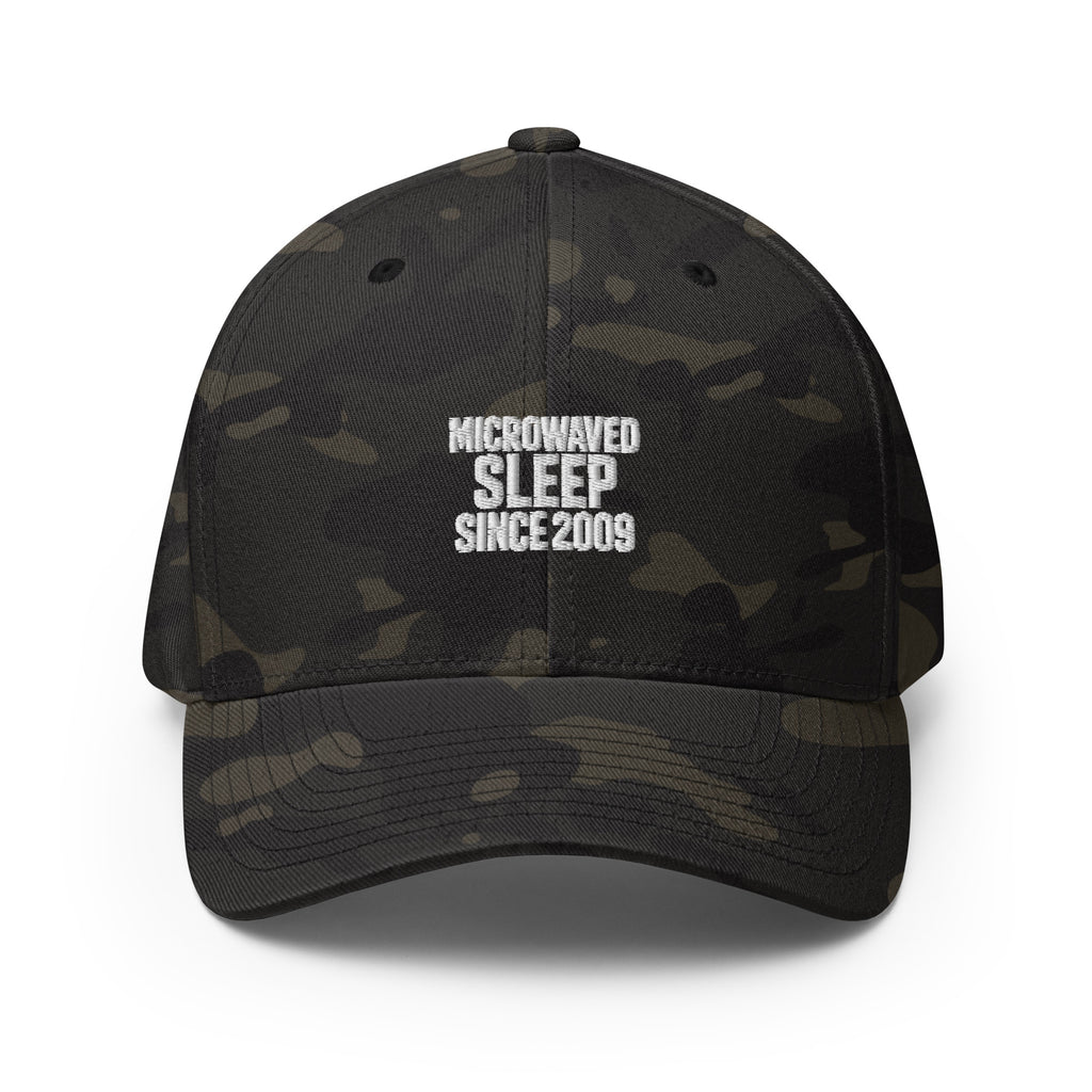 PureSarcasm sarcastic hat - multicam black, front view