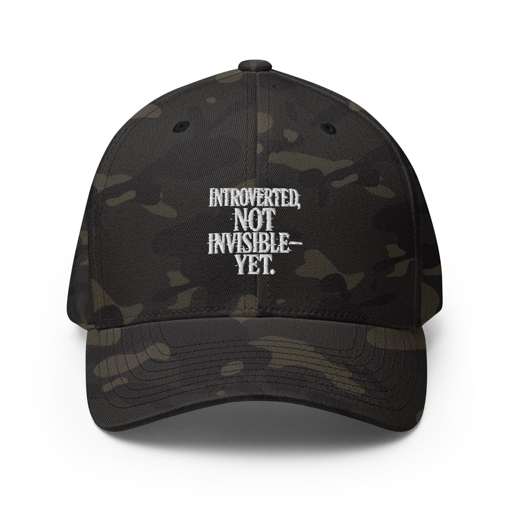 PureSarcasm sarcastic hat - multicam black, front view