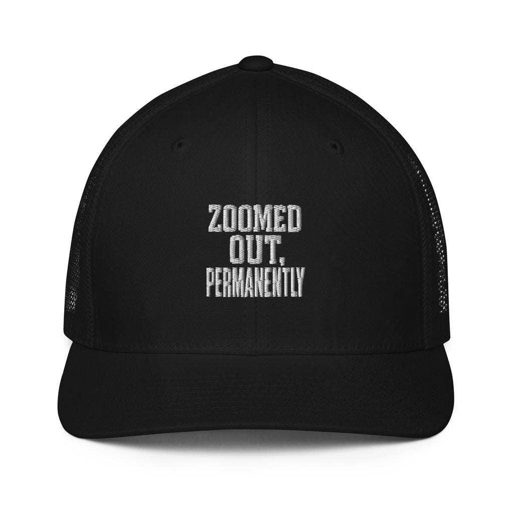 PureSarcasm sarcastic hat - trucker black, front view