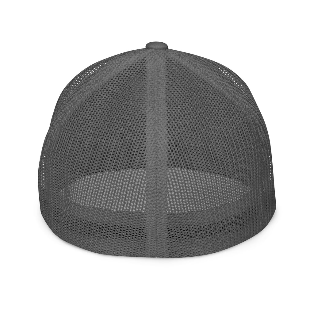 PureSarcasm sarcastic hat - trucker charcoal, back view