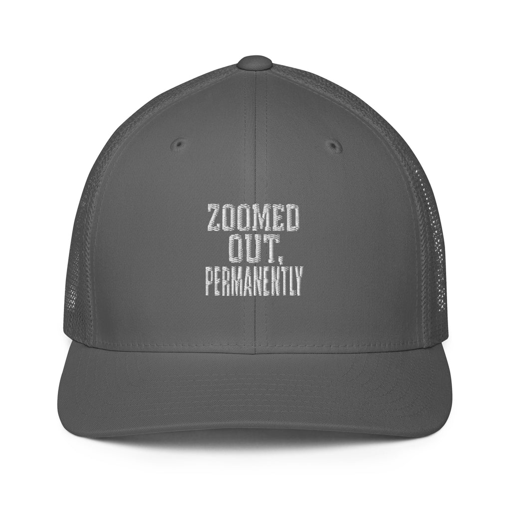 PureSarcasm sarcastic hat - trucker charcoal, front view