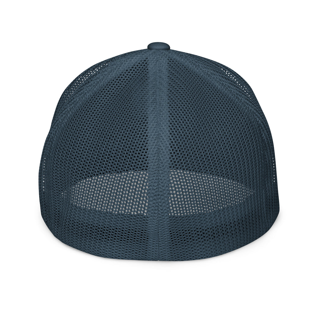 PureSarcasm sarcastic hat - trucker navy, back view