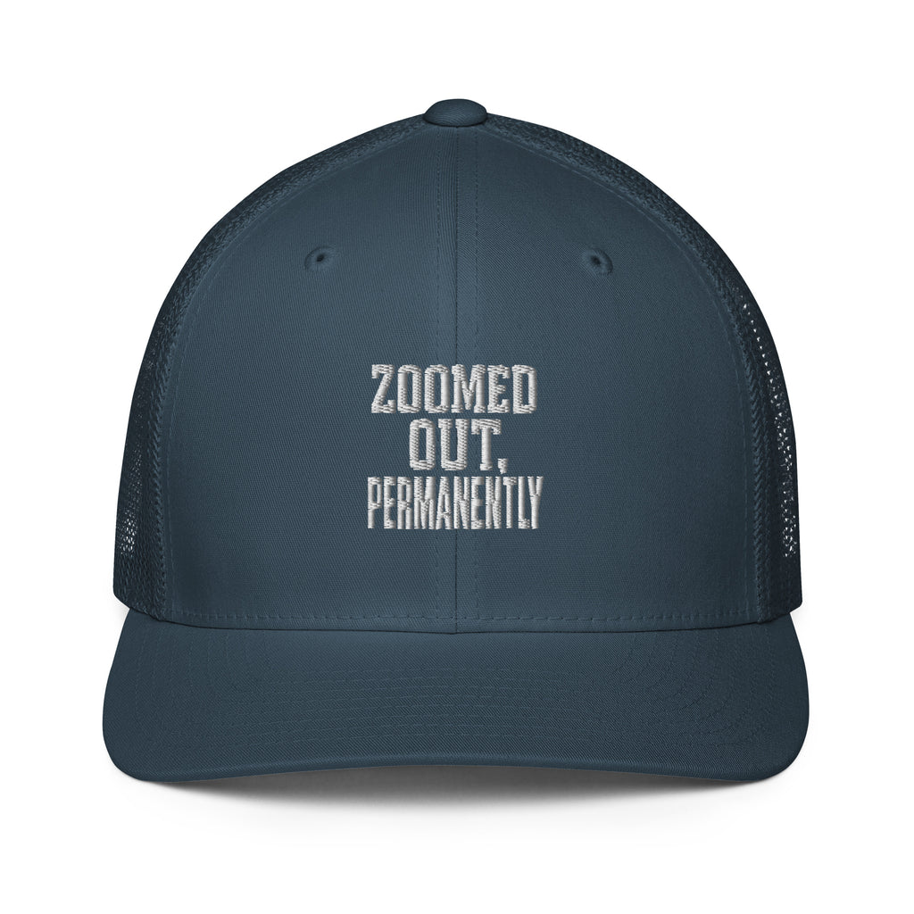 PureSarcasm sarcastic hat - trucker navy, front view