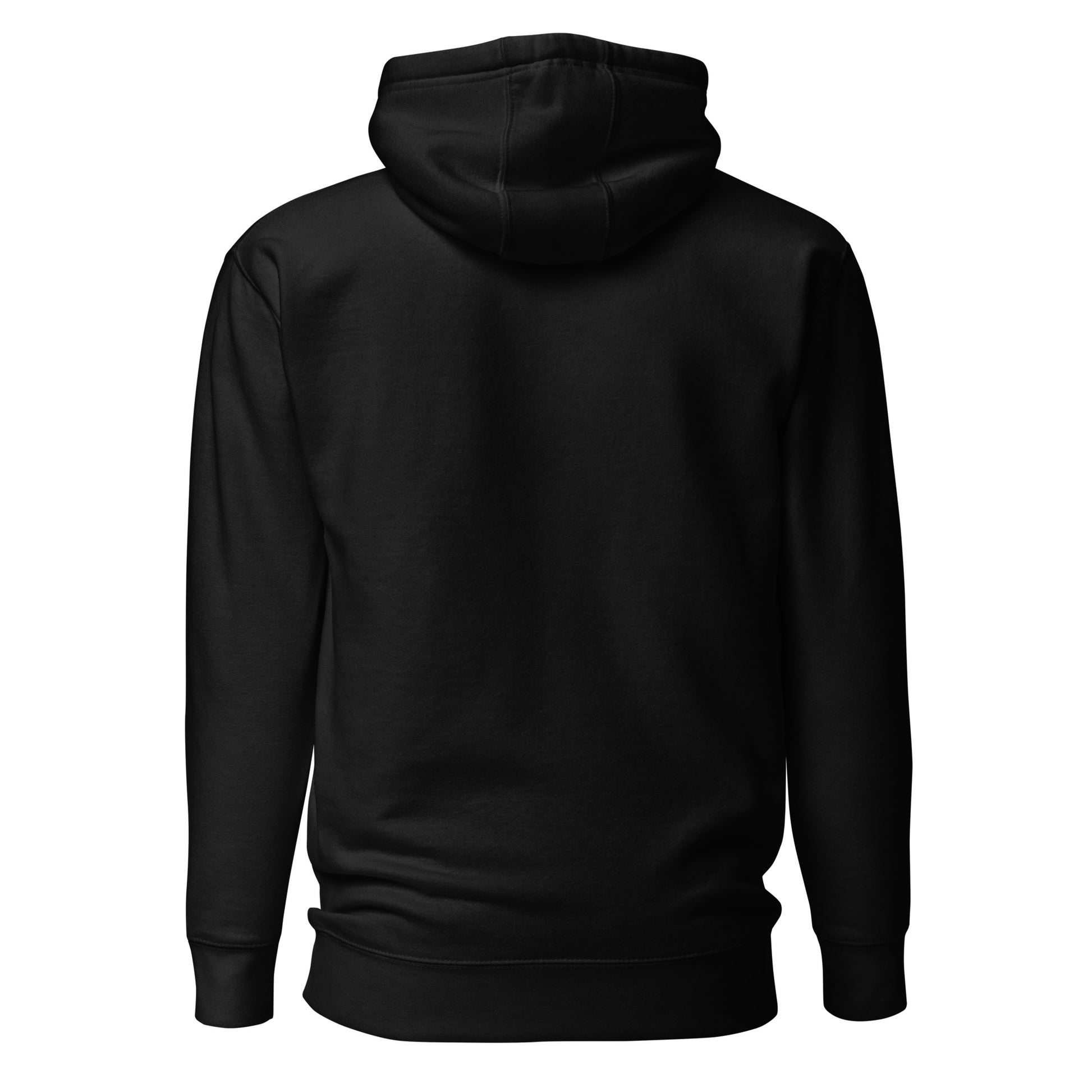 Great, Feelings Again - Sarcastic Hoodie | PureSarcasm in Pullover Hoodie Black - Back View | Sarcastic Hoodie | PureSarcasm