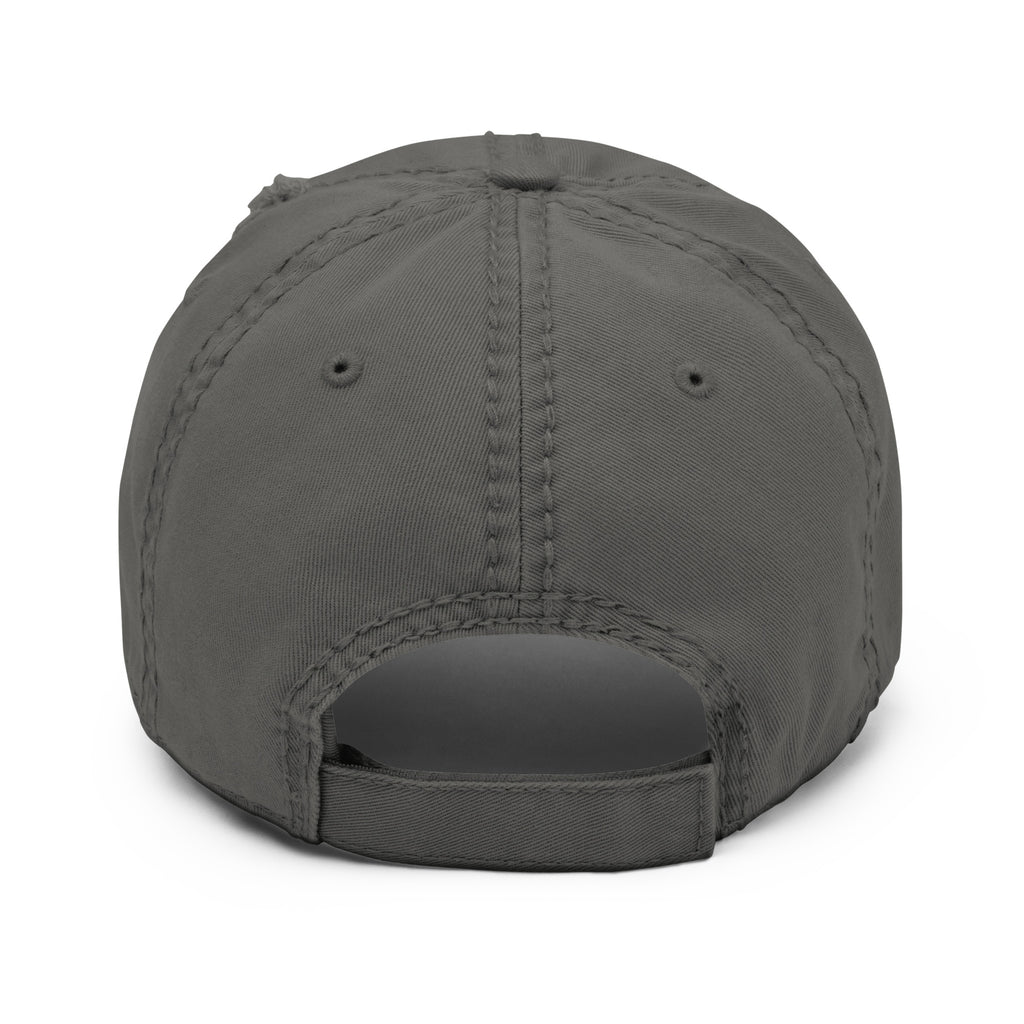 PureSarcasm sarcastic hat - charcoal grey, back view
