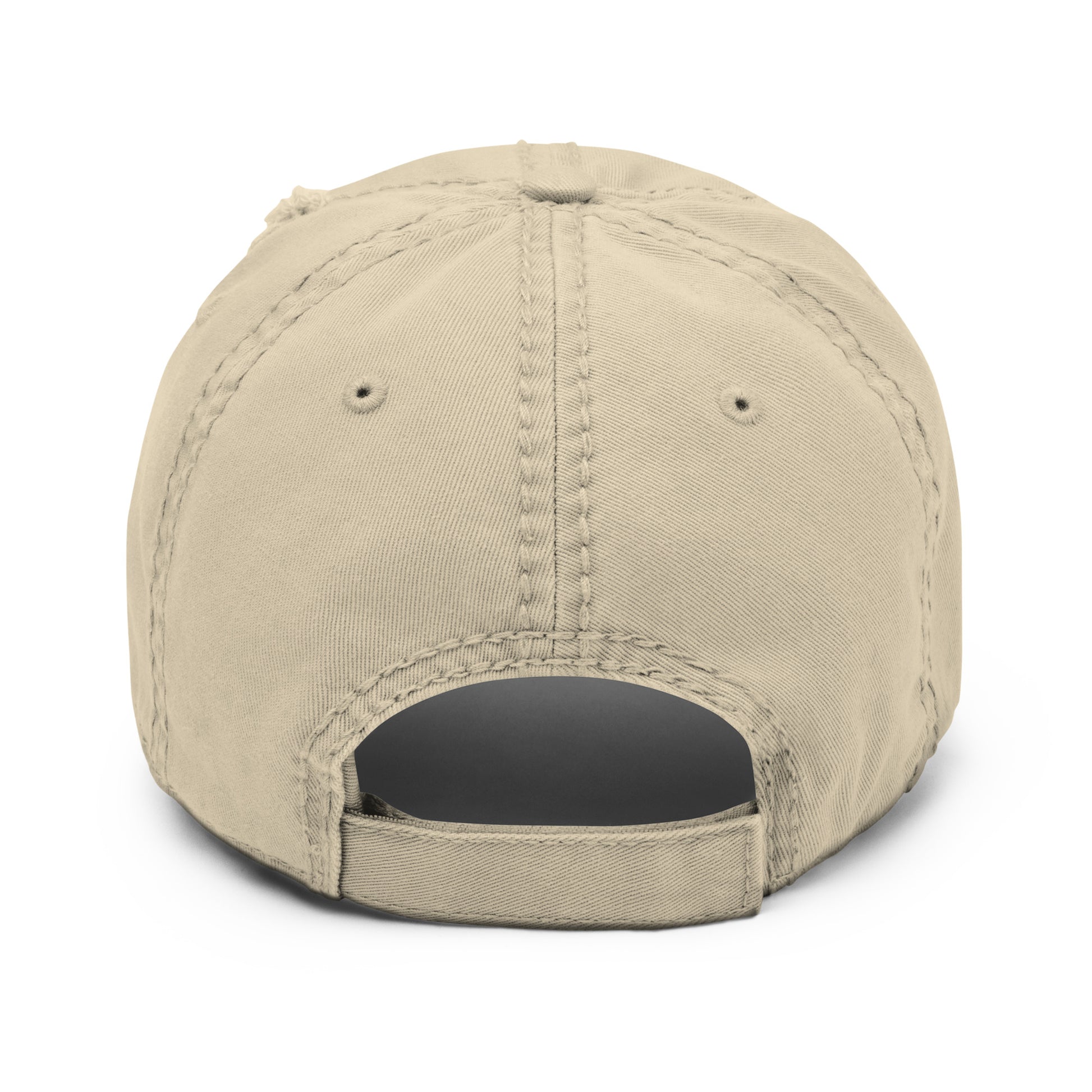 Inherited Trauma, Returned With Interest - Sarcastic Hat | PureSarcasm in Dad Hat Khaki - Back View | Sarcastic Hat | PureSarcasm