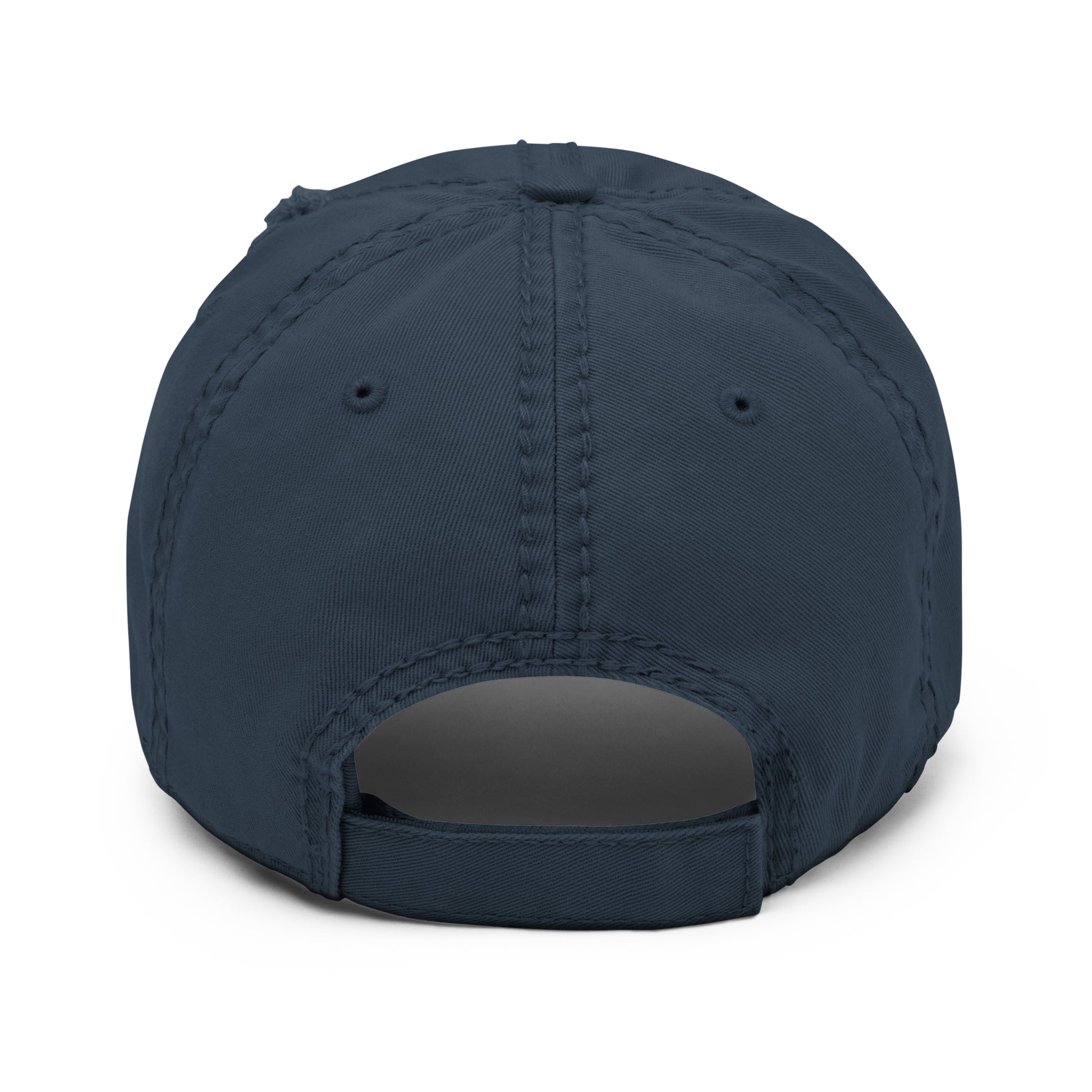 Inherited Trauma, Returned With Interest - Sarcastic Hat | PureSarcasm in Dad Hat Navy - Back View | Sarcastic Hat | PureSarcasm
