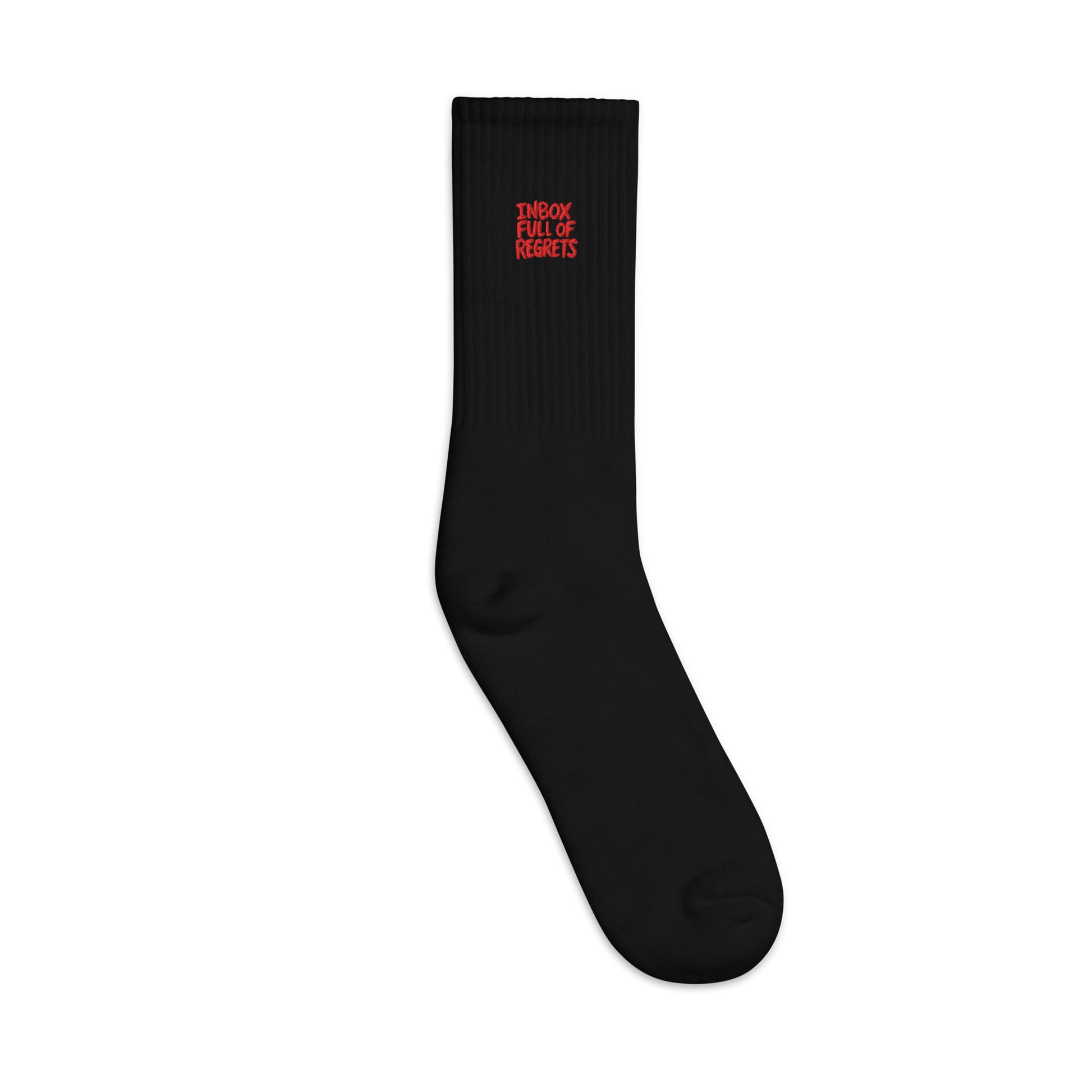 Inbox Full of Regrets sarcastic socks