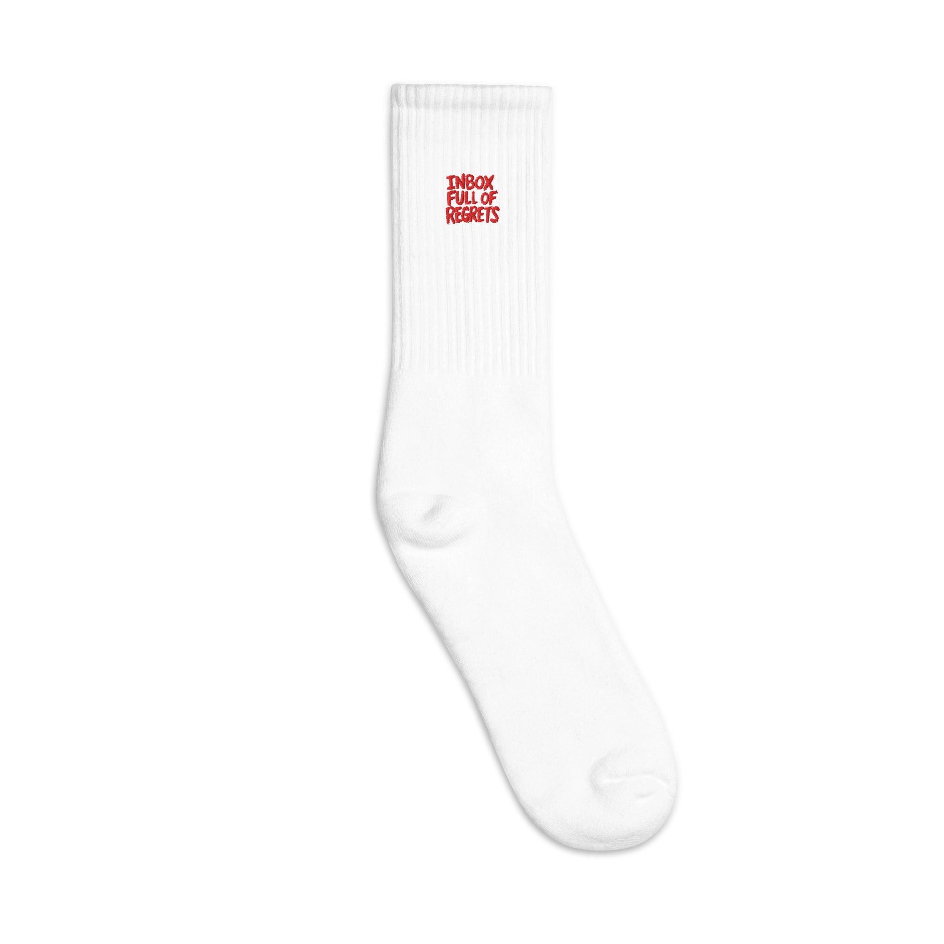 Inbox Full of Regrets sarcastic socks