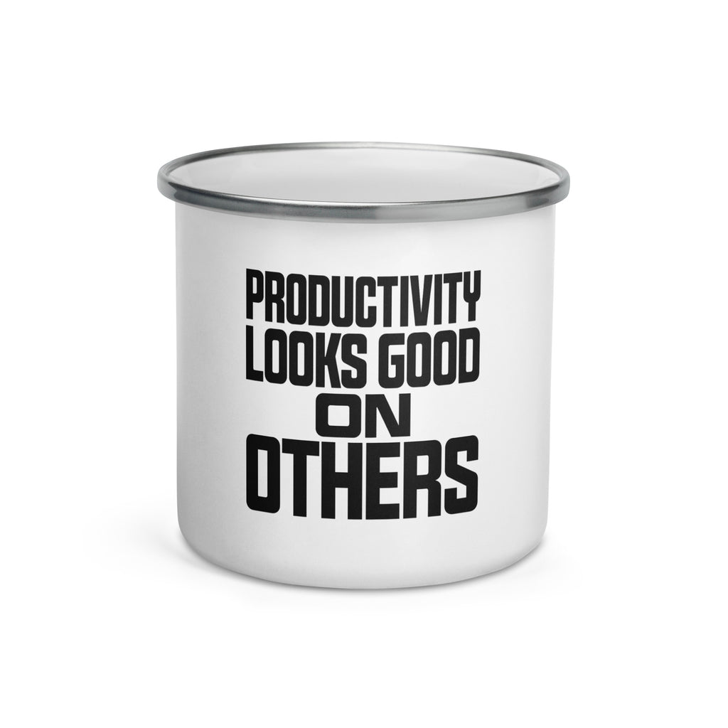 Productivity Looks Good on Others sarcastic mug - oz, front view