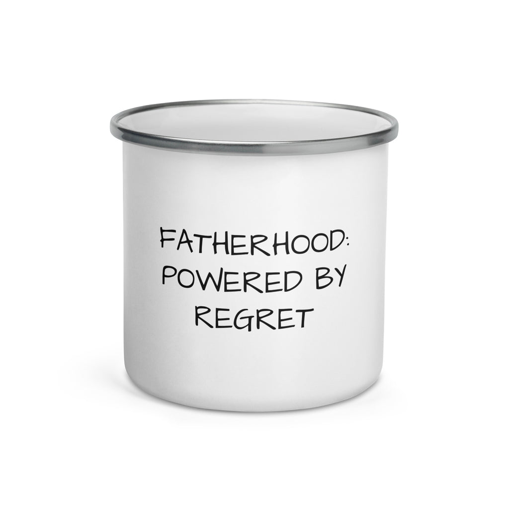 Fatherhood: Powered by Regret™ sarcastic mug from PureSarcasm