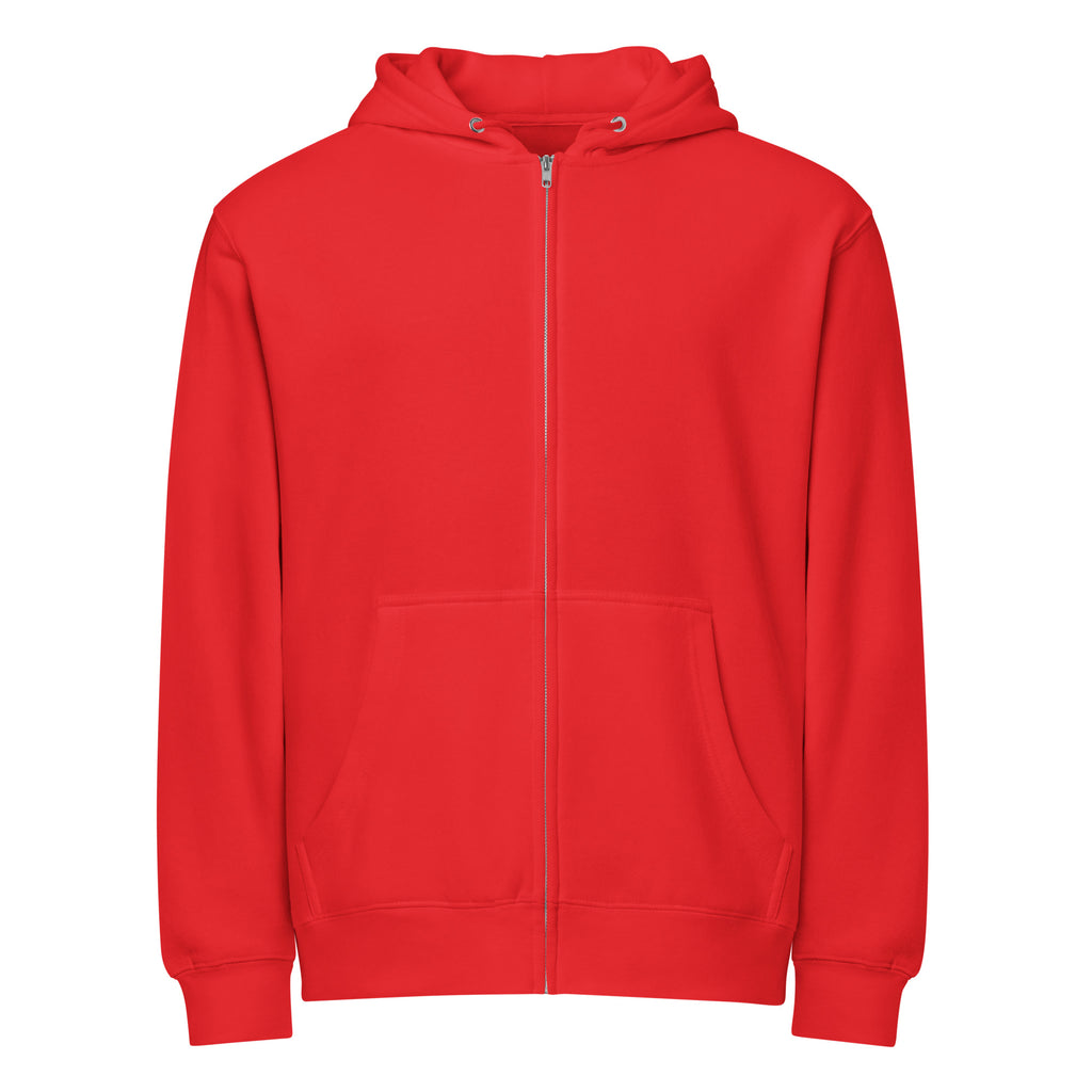 PureSarcasm sarcastic hoodie - zip red, front view