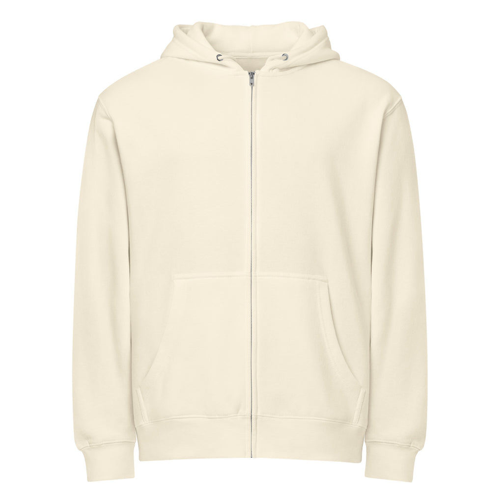 PureSarcasm sarcastic hoodie - zip sandshell, front view