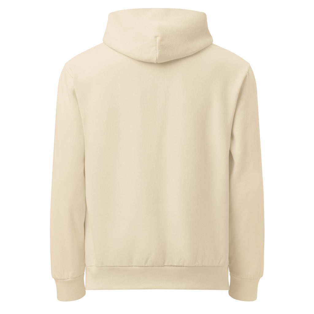 PureSarcasm sarcastic hoodie - urban sandshell, back view