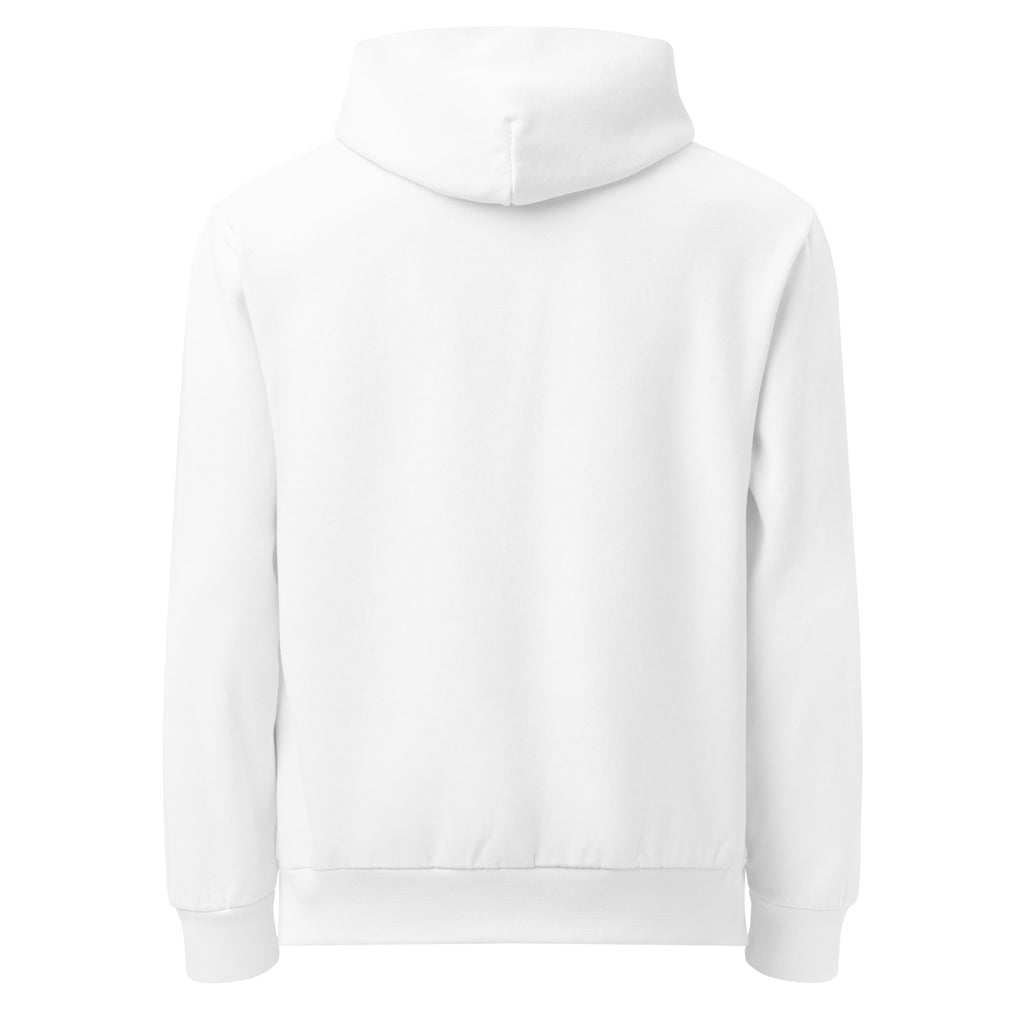 PureSarcasm sarcastic hoodie - urban white, back view