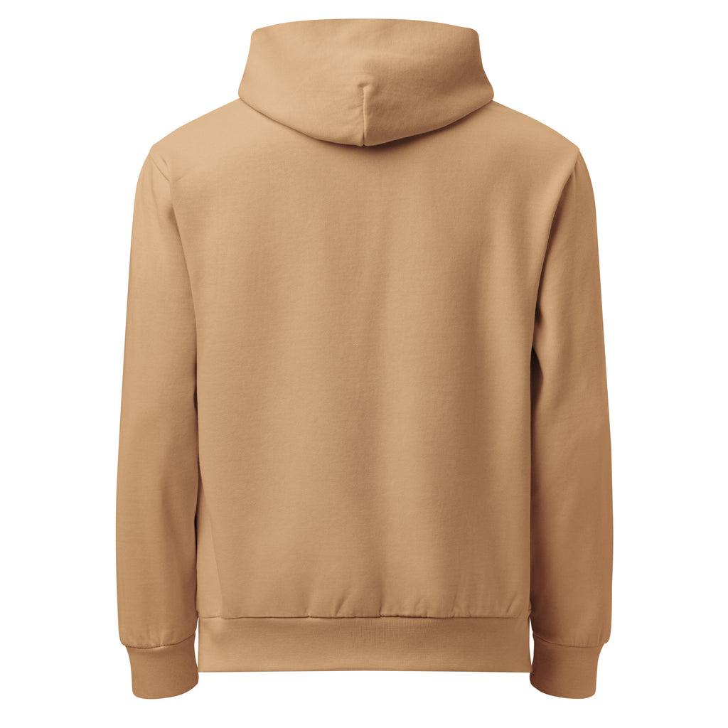 PureSarcasm sarcastic hoodie - dyed pigment burro, back view