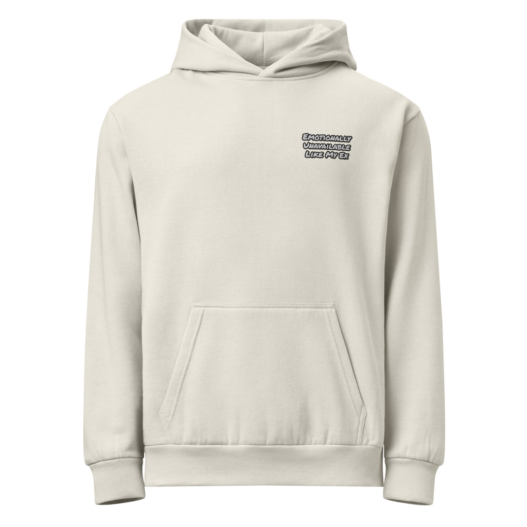 PureSarcasm sarcastic hoodie - pigment lunar rock, front view
